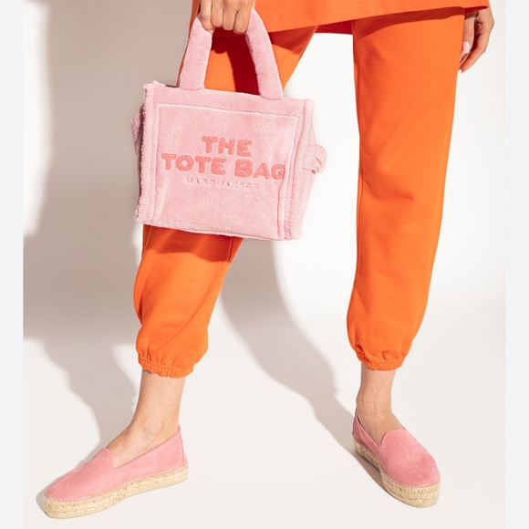 Marc Jacobs The Tote Bag Terry Cloth Pink Beachy Glam Coquette Kidcore Kawaii - Picture 1 of 16